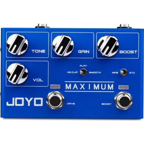 JOYO R-05 MAXIMUM Overdrive Pedal Guitar Effect Pedal Wild Overdrive Long Sustain Distortion Effect Mini Pedal Guitar Bass Parts