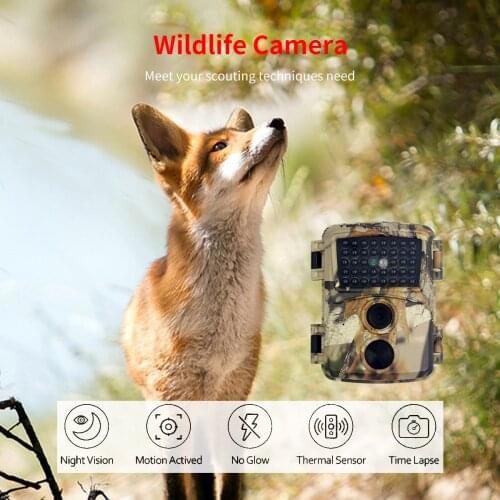 Wildlife Trail Camera 1080P 12MP Infrared Night Vision Hunting Cameras Outdoor Wild Surveillance Tracking FS