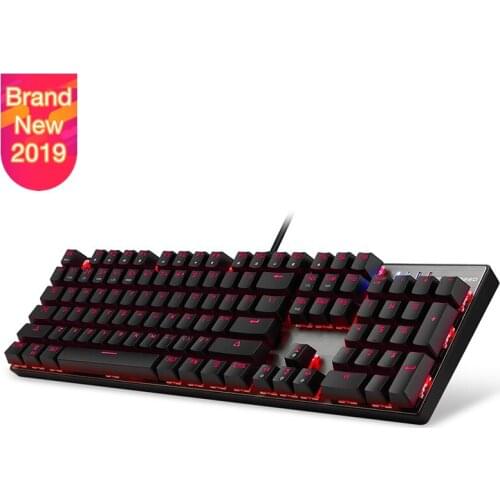 CK104 Gaming Wired Mechanical Keyboard 104 Keys Real RGB Blue Switch LED Backlit Anti-Ghosting mag safe for MOTOSPEED