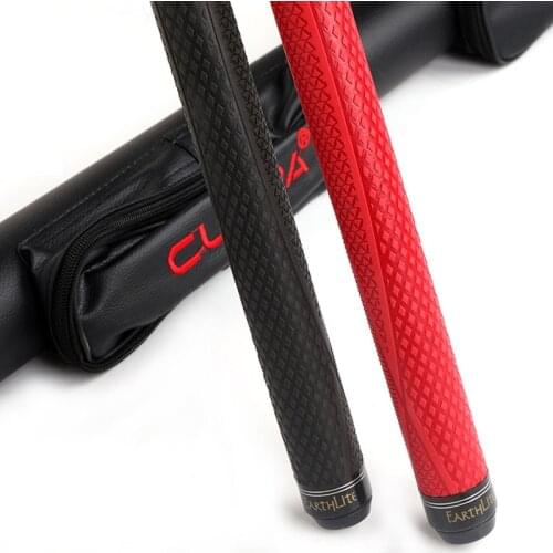 Handmade Maple Shaft 3 4 Snooker Cue 9.8mm Tips Snooker Cues Case Set Black Red Leather Handle China
