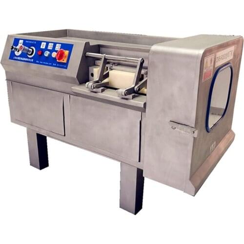 Commercial automatic dicing machine Stainless steel fresh meat dicer DRB-R350 Micro-frozen meat granule cutting machine 380V 3KW