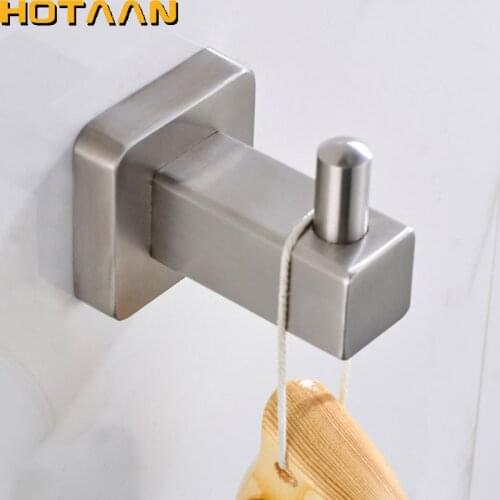Robe Hook,Clothes Hook,SUS304 Stainless steel Construction with nickel finish,Bathroom hook Bathroom Accessories,YT-13402