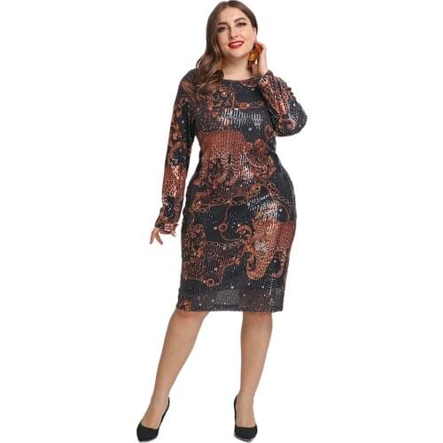 New Fashion Womens Sequin Sexy Dress Deep V Neck Backless Ladies Evening Party Knee Length Dress Women Winter Bodycon Dresses