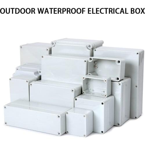 Plastic Waterproof Box Waterproof Enclosure Electronic Engineering Instrument Box Design Electrical Junction Box Outdoor House