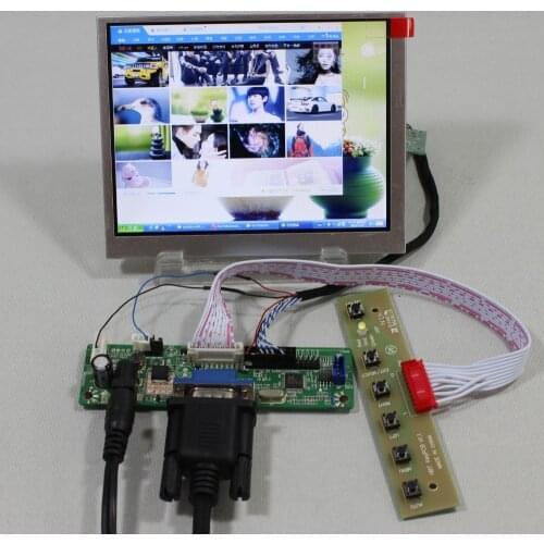 VGA LCD Controller Board RT2270C.3-A+LVDS Tcon+5.6inch AT056TN53 V1 640X480 lcd screen model lcd for Raspberry Pi