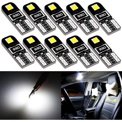 10x T10 W5W Canbus Car LED Bulb 168 for Toyota C-HR CHR 2018 2019 Interior Light License Plate Side Marker Vanity Mirror Lamp