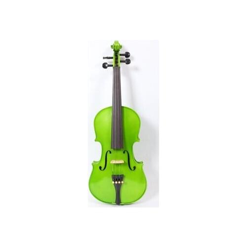 Yinfente 4 string black 3/4 Electric Acoustic Violin Spruce+Maple Free Case Bow #EV1
