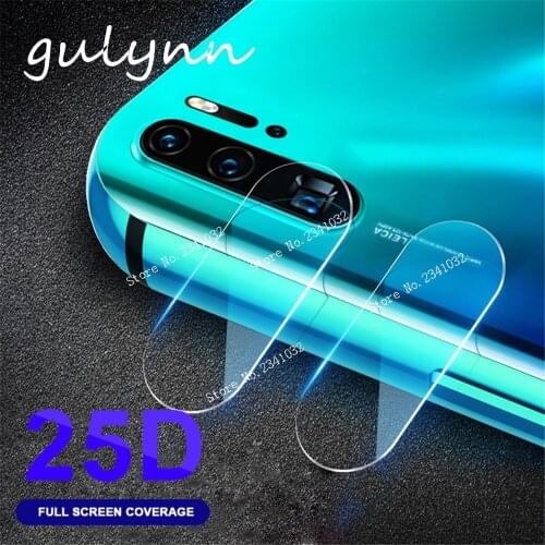 2PC 25D Safety Camera Lens Protective Glass On The For Huawei P30 P20 Mate 20 Pro Lite Nova 4E 3i Y6 Y7 Y9 2019 Glasses Glas