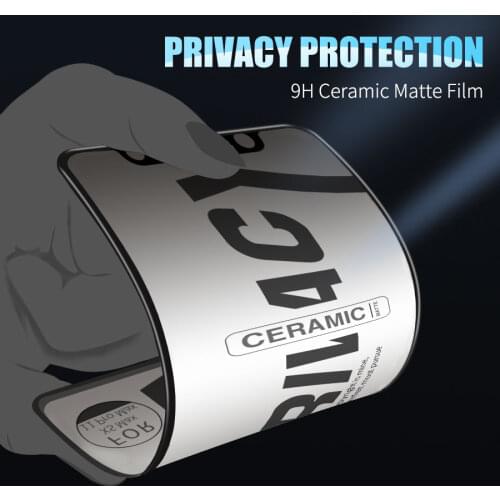 1-2PCS Matte Soft Ceramic Privacy Screen Protectors for IPhone 11 12 Pro Max X XS XR 7 8 6 S Plus SE Anti-spy Protective Film