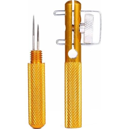 1PCS Copper Tie Hook Device Manual Fish Hook Wire Knotter Line Fishing Tackle Tools Fast Tie Tying Knot Tool Fishing Line Winder