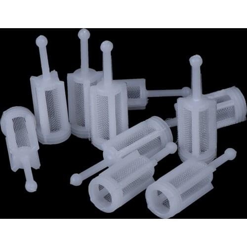 10pcs Diameter 11mm length 36mm Plastic Gravity Type Spray Gun Spray Filter Pot
