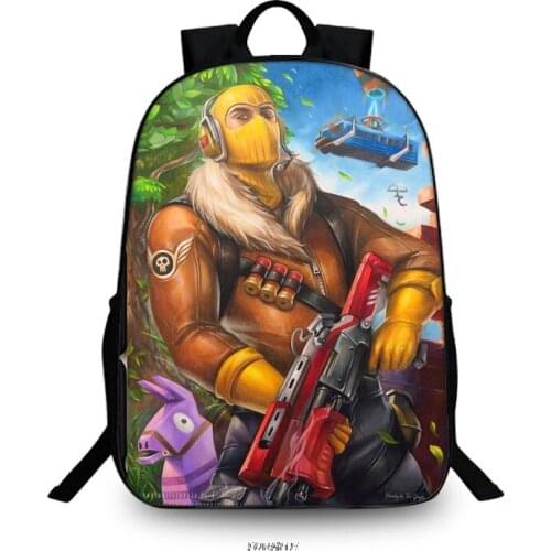 2020 Fortniteed Backpack Kids School Bag Anime Leather Backpacks Student Boys Knapsack Nylon Rucksack Boy Printed Schoolbag Gift