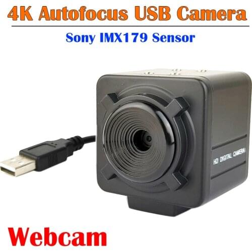 4K Autofocus USB Camera Sony IMX179 Sensor 3264 X 2448 Mjpeg HD Video Conference Webcams UVC OTG USB2.0 Camera For PC Computer