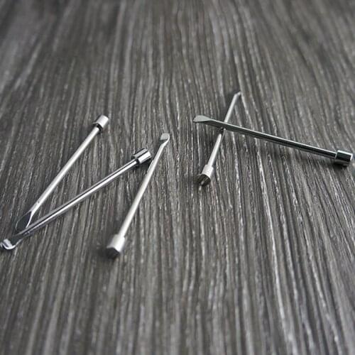 5pcs High quality silver Stainless Steel Bho Oil and Wax Dab Tools and FDA curving tools, 56mm Dabs