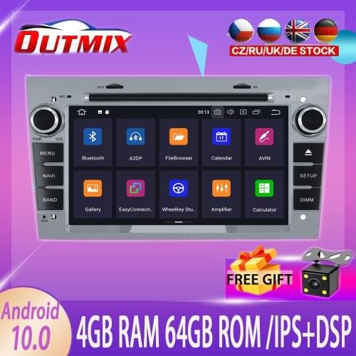Android 10 PX6 4 + 64G with DSP Head unit Carplay IPS Screen For OPEL old car Multimedia system radio Navigation tape recorder