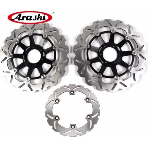 Arashi 1 Set For HONDA X ELEVEN 1100 2000 2001 2002 2003 CNC Floating Front Brake Disk Rear Brake Disc Rotors Motorcycle