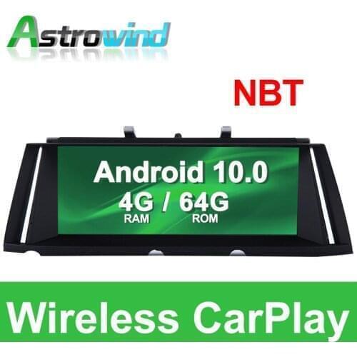 10.25 inch 64G ROM 8 Core Android 10.0 Car Radio GPS Navigation System Stereo Audio for BMW 7 Series F01 F02 (2013-2015) NBT