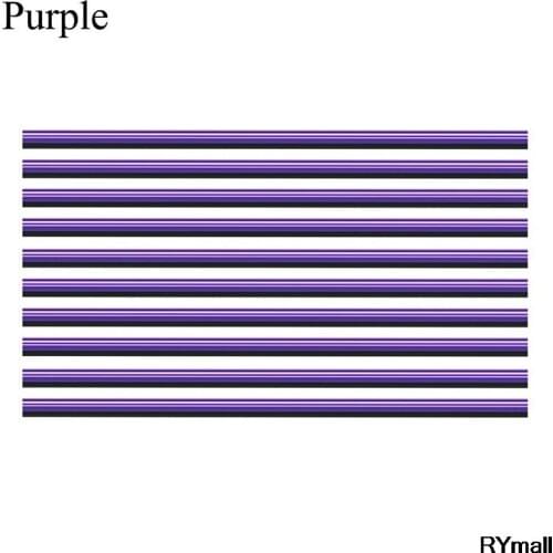 Car Styling Mouldings 10pcs/set 20cm Interior Air Vent Grille Switch Rim Trim Outlet Scratch Guard Protector Car Styling Strip