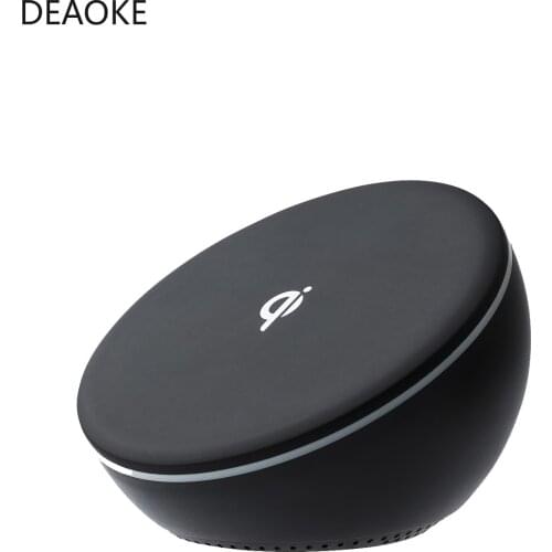 DEAOKE NEW 10W Qi Wireless Charger For iPhone 12 Mini 11 Pro XS MAX XR X 8 Samsung Xiaomi Fast Wireless Charging Phone Charger