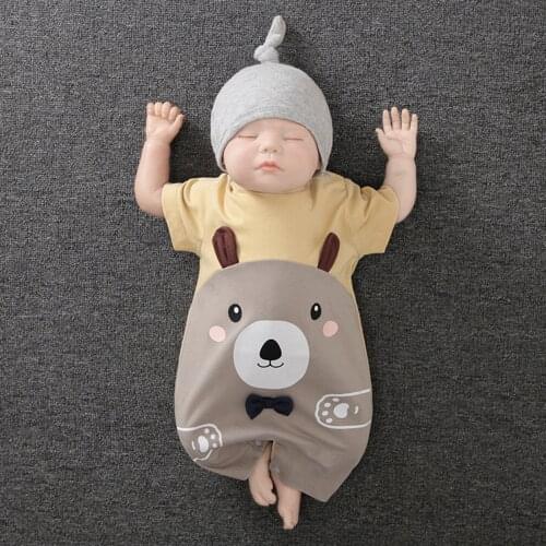 Summer Baby Girls Boys 3D Bear Print Romper Jumpsuits Playsuit Infant Boy Clothing Newborn Costumes Baby Overalls For Kids