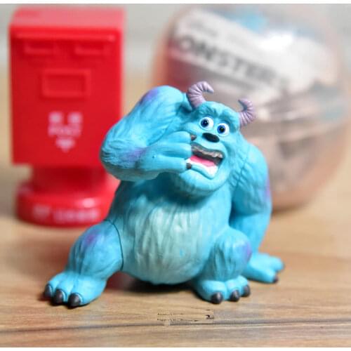 Disney Monsters University Sullivan 7cm Action Figure Anime Decoration Collection Figurine Kid Capsule Toys