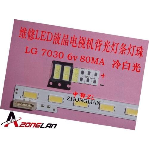 FOR 1000PCS LG Innotek LED LED Backlight 1W 7030 6V Cool white TV Application smd 7030 led cold white 100-110lm 7.0*3.0*0.8mm