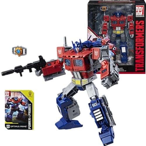 Hasbro Transformers Leader War Series Power of the Primes Class L Master level Optimus Prime Action Figure Model Toy