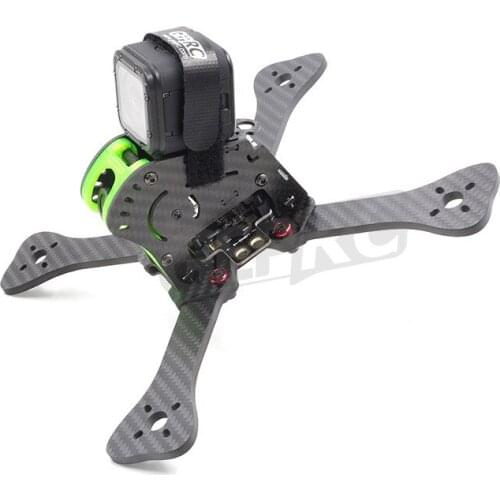 DIY GEPRC GEP-IX5 Fairy 3k carbon fiber frame 4mm arm frame w/ power board 3D printed spinner FPV quadrocopter 200mm 5045V2 prop