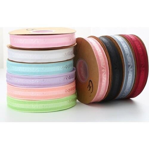 2cm Wide Jacquard Yarn Ribbon Gift Wrapping Floral Gift Box Yarn Ribbon DIY Accessories Chiffon Yarn Ribbon