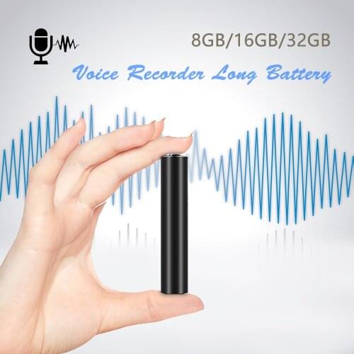 Super Mini Magnetic Voice Recorder Audio Activated 500 Hours Recording 360 Days Standby Samrt MP3 Player