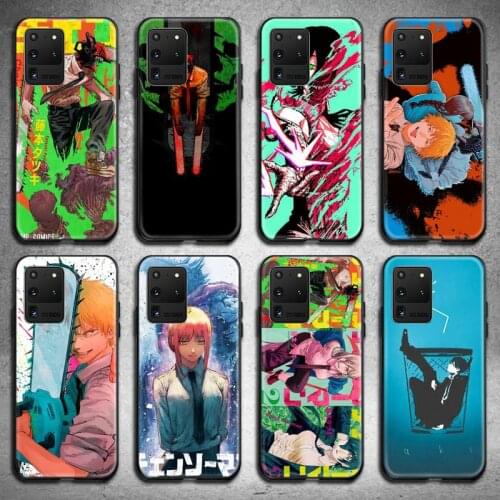 Manga Chainsaw Man Phone Case For Samsung Galaxy S21 Plus Ultra S20 FE M11 S8 S9 plus S10 5G lite 2020