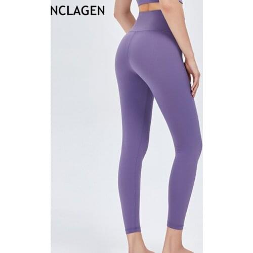 NCLAGEN Yoga Pants Women High Quality Waist Fitness Running Sports Leggings Gym Workout Squat Proof Sexy Butt Lift Elastic Capri