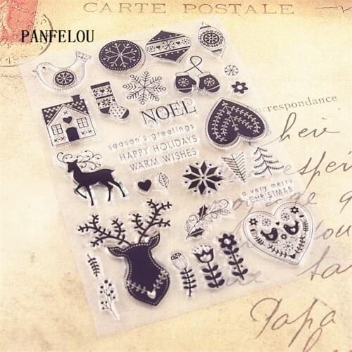 PANFELOU Easter decorations Transparent Clear Silicone Stamp/Seal DIY scrapbooking/photo album Decorative clear stamp sheets