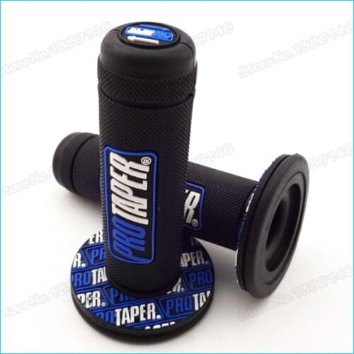 Blue Throttle Hand Grips For Pitster Thumpstar Mini Motocross Dirt Pit Bike Motorcycle Moped Scooter