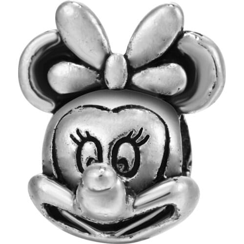 Sweet Alloy For Womens DIY Bracelet Cartoon Charm Beads kralen Cute Bead Mickey