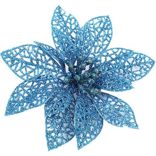 Christmas Tree Ornaments Christmas Simulation Flower Xmas Ornament christmas decorations for home navidad kerst new year @C2