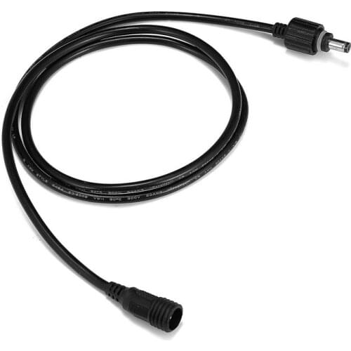 Waterproof DC Extension Cable 20AWG 0.5mm2 1m 5V 12V 24V 5.5 x 2.1mm Jack Copper Wire For Outdoor Lamp Bulb Light Battery Pack