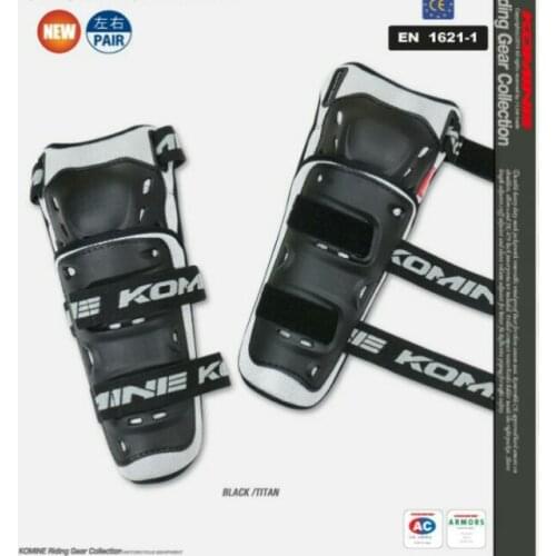 Komine Extreme Knee-Shin Protector Short Type Motocross Street Moto Riding Protection