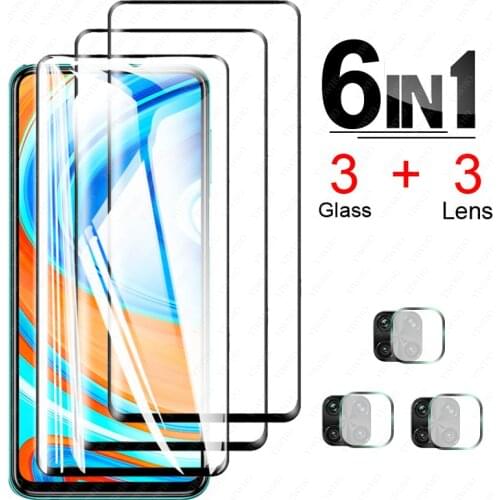 Protective Glass for Xiaomi Redmi Note 9Pro Screen Protector Camera Film Glass Redmi Note-9 Pro NOTE 9 Pro M2003J6B2G LENS Glass