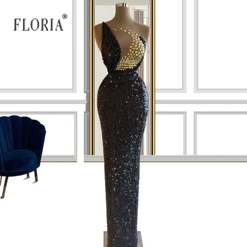 Formal Evening Dress Long Woman Party Gown Glitter Celebrity Dress Custom Plus Size