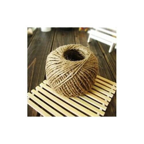 1 Lot=30 Meter)DIY Scrapbooking Hemp Rope Kraft Hang Tags String Jute Cord Twine Wedding Postcards Photo