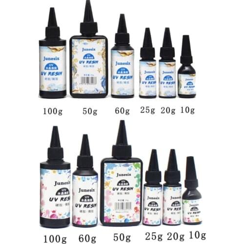 10/20/25/50/60/100g Ultraviolet Curing Epoxy UV Resin Hard Glue for Crystal Epoxy Resin Mold DIY Jewelry Making Tools