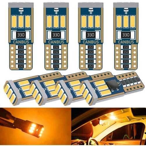 8x Canbus T10 W5W Led Car Interior LED Bulb For Saab 9-3 9-5 9000 95 42250 42252 9-2x 9-3x 9-4x 9-7x 900 Dodge Ram 1500 Journey