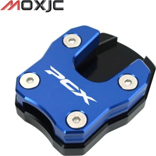 Motorcycle Side Stand Pad Plate Kickstand Enlarger Support Extension For HONDA PCX125 PCX 125 PCX150 PCX 150 2018 - 2021