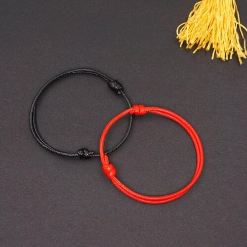 Anklets For Women Wax Rope Foot Jewelry Summer Beach Simple Foot Rope Handmade Couple Round Anklet Size 19cm-25cm