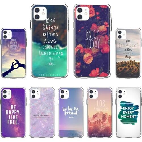 Phone Covers For Samsung Galaxy A12 A31 A41 A51 A71 A20e A21s M30 A10 A30 A40 A50 A60 A70 live-for-this-moment-mobile-wallpaper