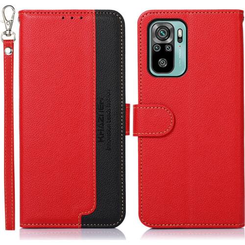 Luxury Leather Texture Wallet Case For Xiaomi Redmi Note 10S Flip RFID Case Redmi Note 10S 10 S Stand Cover Redmi Note 10S Funda