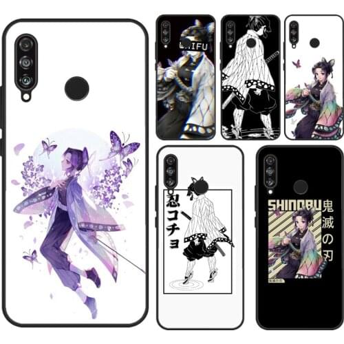 Shinobu Kimetsu no yaiba Case For Huawei P20 P40 Lite Mate 20 10 Lite P30 Pro P Smart 2021 2019 Back Cover Coque