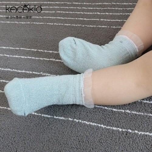 KACAKID Baby Girls Socks Lorita Lace Patchwork Kids Children Baby Girls Socks Fashion Lace Cotton Baby Kids Girls Socks Ka1249