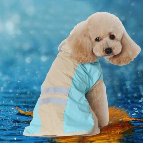 Raincoat Reflective For Big Dogs Large Impermeable Dog Waterproof Rain Coat Dog Trench Coat Jacket Costumes Plus Size XXXXL E